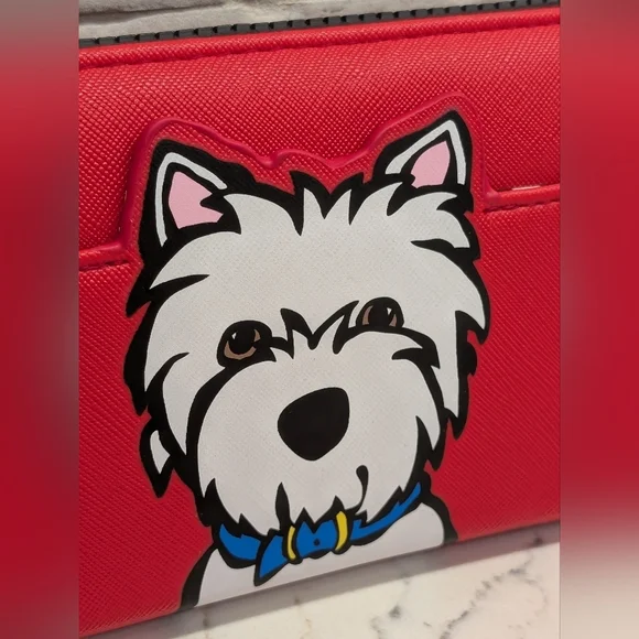 Marc Tetro Wristlet - NWT - Red 7.75x4 Inches - Picture 3 of 10